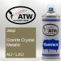 Preview: Jeep, Granite Crystal Metallic, AU / LAU: 400ml Sprühdose, von ATW Autoteile West.